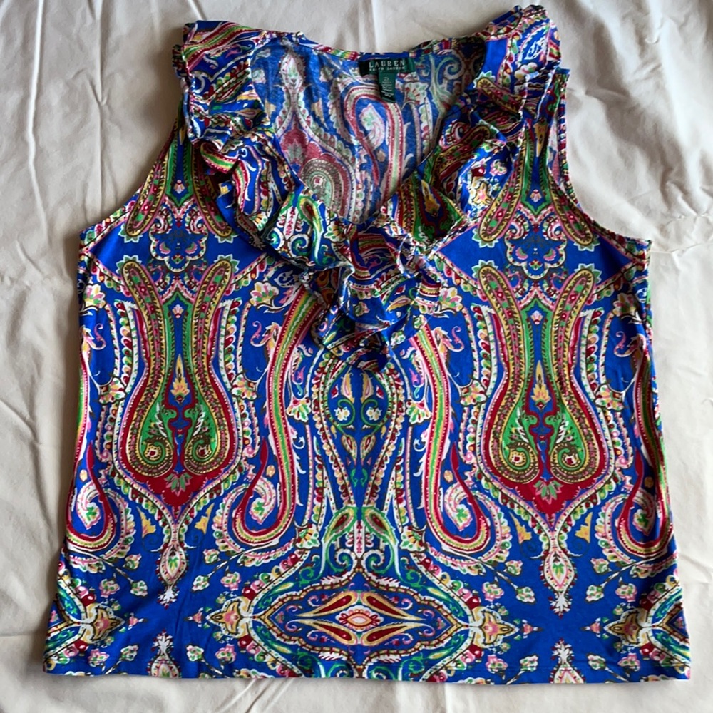 Ralph Lauren Sleeveless V-neck